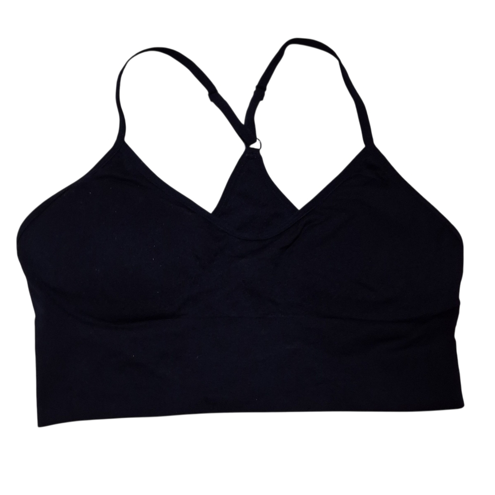 Euc Felina Sz. M Black Padded Sports Bra — image 3 of 5